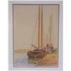Image 1 : CLARENCE N. ALDRICH WATERCOLOR  framed, 8 1/2x 12