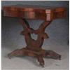 Image 1 : AMERICAN EMPIRE MAHOGANY  LIFT TOP HALL TABLE 