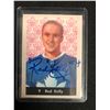 Image 1 : RED KELLY SIGNED VINTAGE HOCKEY CARD