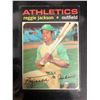 Image 1 : 1971 Topps #20 Reggie Jackson