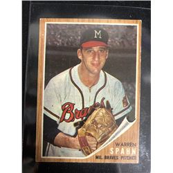 1962 Topps Warren Spahn #100