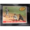 Image 1 : 1959 Topps Stan Musial #470 Baseball Thrills 3000th Hit