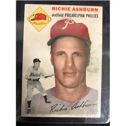 1954 Topps Card #45 Richie Ashburn