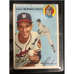 1954 Topps #20 Warren Spahn