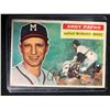 Image 1 : 1956 TOPPS #312 ANDY PAFKO