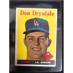 1958 Topps #25 Don Drysdale