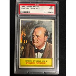 1965 TOPPS BATTLE #61 WINSTON CHURCHILL (NM 7)