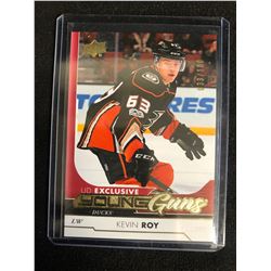 2017-18 Upper Deck #468 Kevin Roy Young Guns