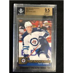 2017-18 UD MJ HOLDINGS TOP ROOKIES GOLD #R3 PATRIK LAINE (9.5 GEM MINT)