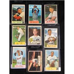 1954 BOWMAN BASEBALL CARD LOT