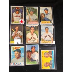 VINTAGE BASEBALL CARD LOT