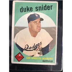 1959 TOPPS #20 DUKE SNIDER