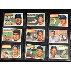 1956 TOPPS BASEBALL CARD LOT