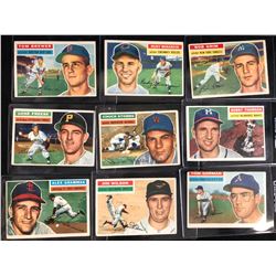 1956 TOPPS BASEBALL CARD LOT