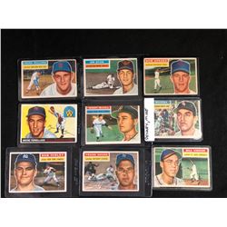 1956 TOPPS BASEBALL CARD LOT