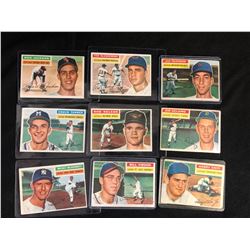 1956 TOPPS BASEBALL CARD LOT