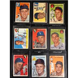 1954 TOPPS BASEBALL CARD LOT