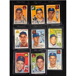 1954 TOPPS BASEBALL CARD LOT