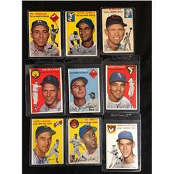 1954 TOPPS BASEBALL CARD LOT