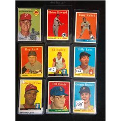 VINTAGE BASEBALL CARD LOT