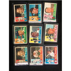 VINTAGE BASEBALL CARD LOT