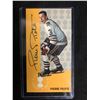 Image 1 : PIERRE PILOTE SIGNED TALL BOY HOCKEY CARD (BLACK HAWKS)