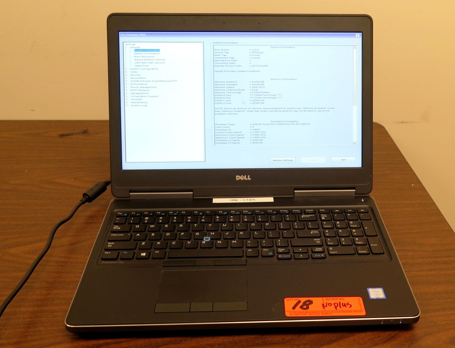 Dell Precision 7520 Laptop Intel Core I7 2 3 GHz 16384 MB RAM No A C dell-precision-7520-laptop-intel-core-i7-2-3-ghz-16384-mb-ram-no-a-c