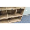 Image 5 : Wooden 10 Compartment Cabinet Shelf 53"W x 12"D x 48"H