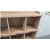 Image 6 : Wooden 10 Compartment Cabinet Shelf 53"W x 12"D x 48"H