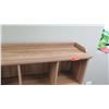 Image 7 : Wooden 10 Compartment Cabinet Shelf 53"W x 12"D x 48"H