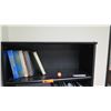 Image 2 : Black 5-Tier Shelf (contents not included), 29.5"W x 11"D x 73"H