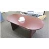 Image 5 : Oval Mini Conference Table (or Desk) 70.5" x 34"