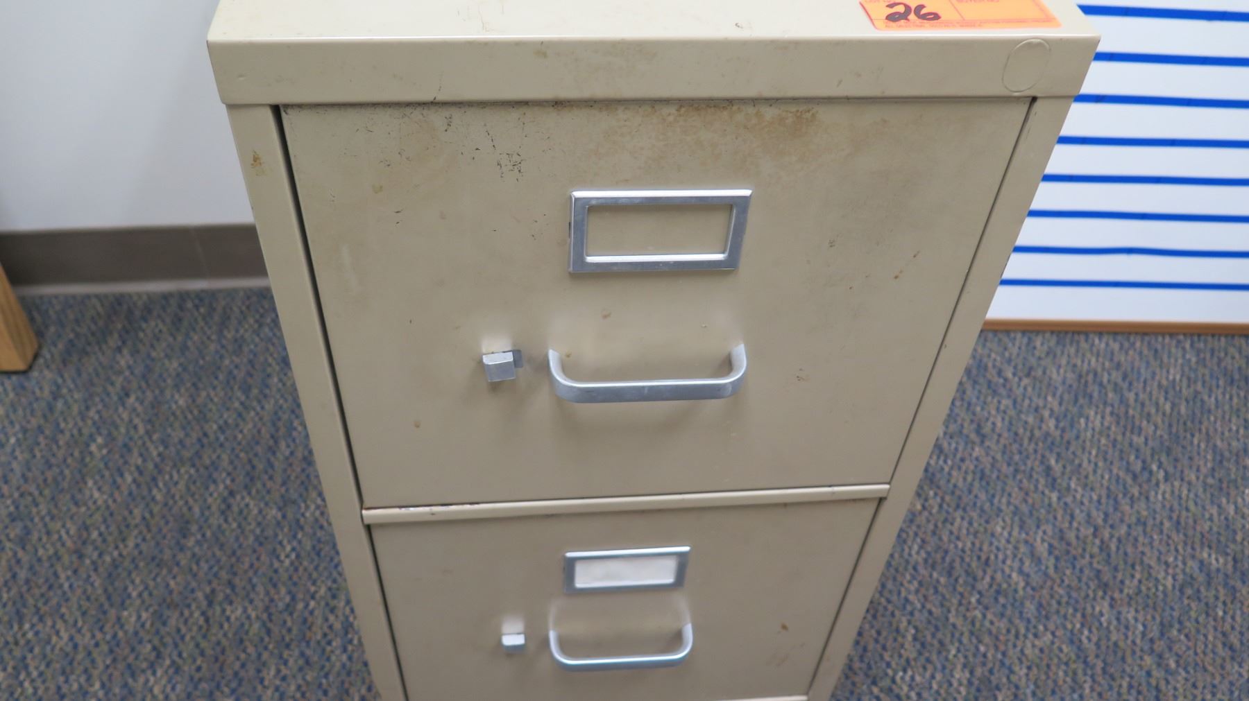 2Drawer Metal Filing 15"W x 26.5"D x 29"H