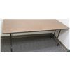 Image 1 : Folding Portable Pressed Wood Table w/ Metal Legs 6ft x 30"