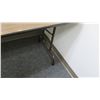 Image 4 : Folding Portable Pressed Wood Table w/ Metal Legs 6ft x 30"