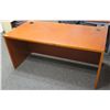 Image 1 : Wooden Office Desk w/ Closed Back 63"W, 33.3"D