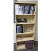Image 1 : Beige 5-Tier Bookcase Shelving Unit (contents not included)