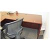 Image 6 : 2-Piece "L" Shaped Desk w/ Rolling Chair (desk 66" x 30" and 48" x 24")