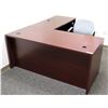 Image 1 : 2-Piece "L" Shaped Desk w/ Stationary Chair (main desk 66x30, small desk 48x24)