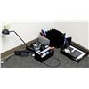 Image 1 : Multiple Misc Office Sorters, Organizers, Desk Lamp, Tape Dispensers, etc