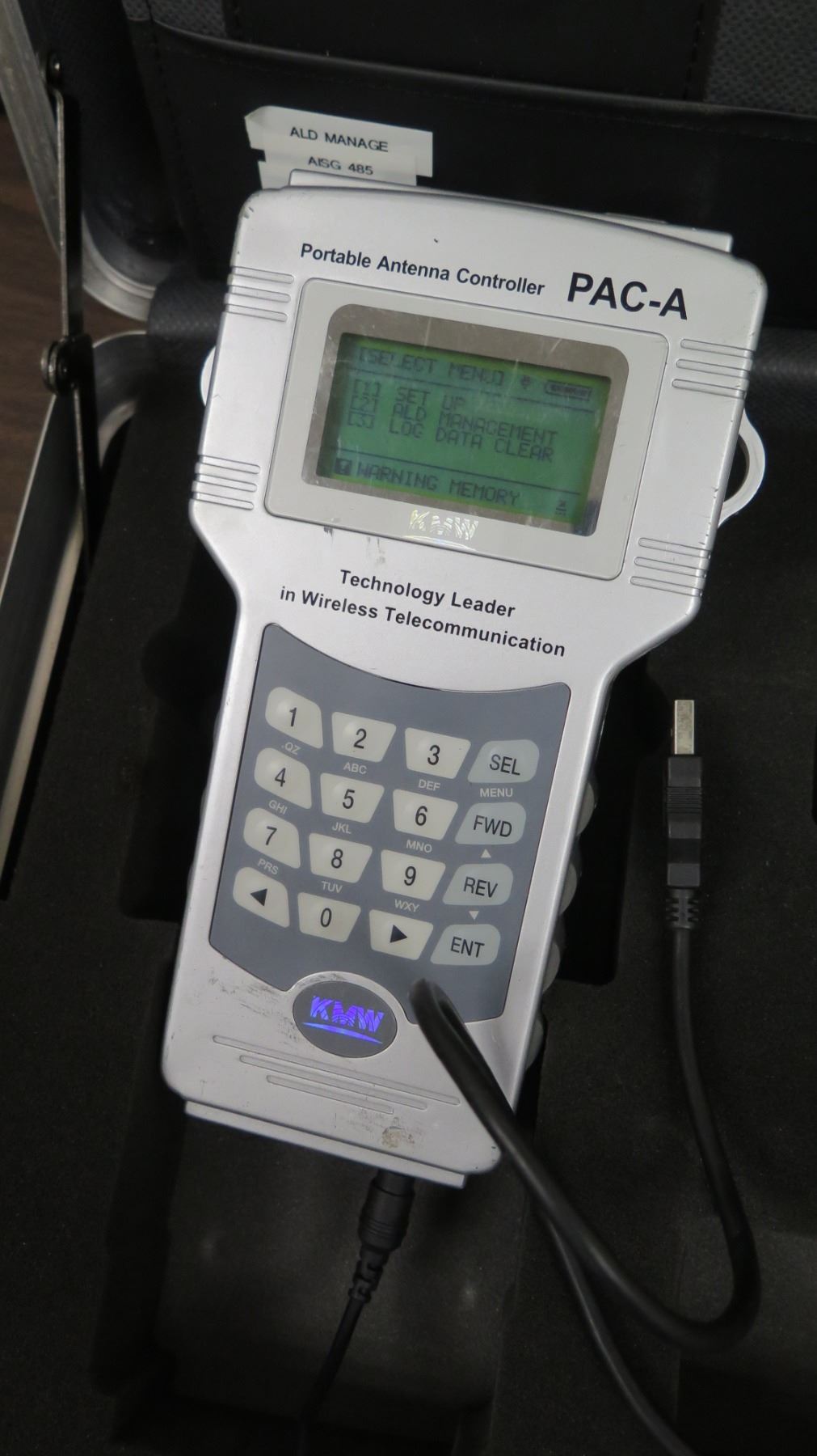 KMW PAC-A with OOK Portable Antenna RET Controller Bundle in Case