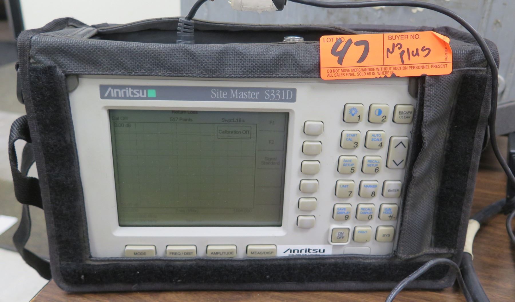 Anritsu Site Master S331D Cable & Antenna Spectrum Analyzer in Case (No ...