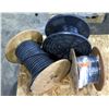 Image 1 : Qty 3 Spools - Southwire CSA LL90458 500 W Cable, 7957A CMR CMX Cable & Wire Reel