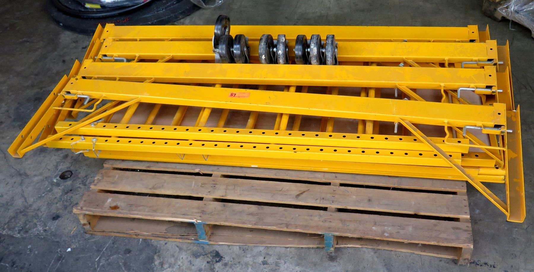 yellow scaffold yellow scaffold