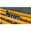 Image 3 : Pallet of Yellow Scaffolding w/ Wheels