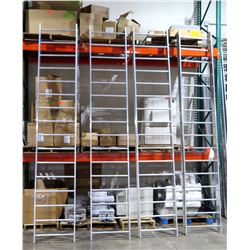 Qty 4 Tall Metal Cable Racks 005388