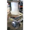 Image 1 : Qty 2 Spools White Plenum 123-IP-50 cETLus 50ohm & Black Huber Suhner 86010421 Cable
