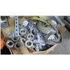 Image 3 : Pallet Multiple Boxes Shelf Supports, Nylon Straps, Nuts, Bolts, Wrenches, Hangers, etc