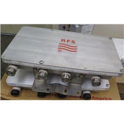 Qty 2 Radio Frequency Systems H103XC Combiner, 4 to 2C8 Sprint