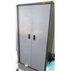 Image 1 : Gladiator Diamond Plate Cabinet GAJG36FDYG03 Gearbox Cabinet w/ 3 Shelves 3ftW x 2ftD x 6ft Tall